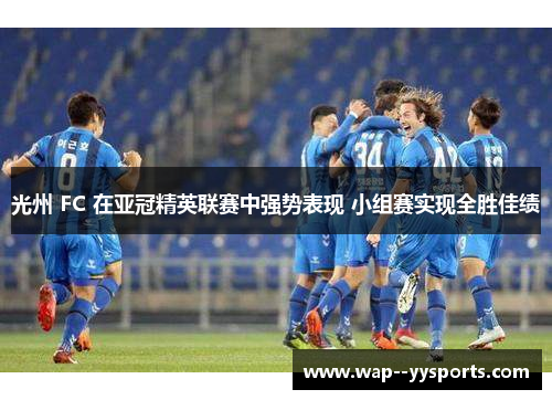 光州 FC 在亚冠精英联赛中强势表现 小组赛实现全胜佳绩 光州 FC 在亚冠精英联赛中强势表现 小组赛实现全胜佳绩